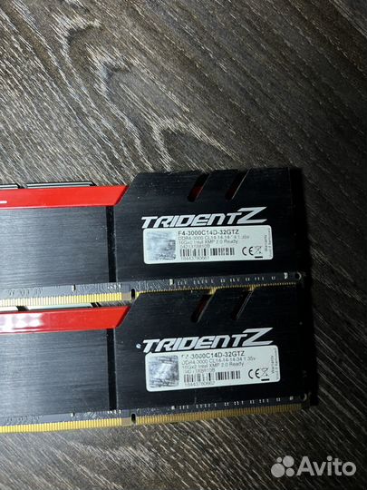 Оперативная память ddr4 g.skill tridntZ 32gb 3000