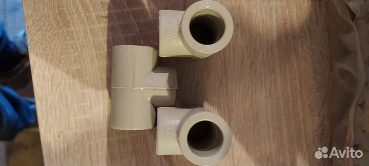 Фитинги, муфты полипропилен серый