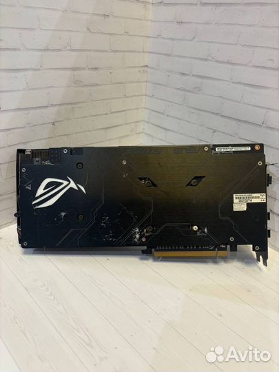 Видеокарта Rx 480 8GB asus strix gaming