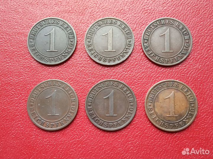 Монеты Германия (Веймарская республика) 1924-1931