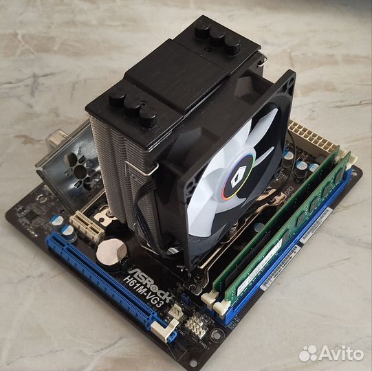 Комплект Intel Xeon E3-1270 v2+ASRock H61M+16 Gb