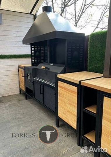 Мангальная зона лофт