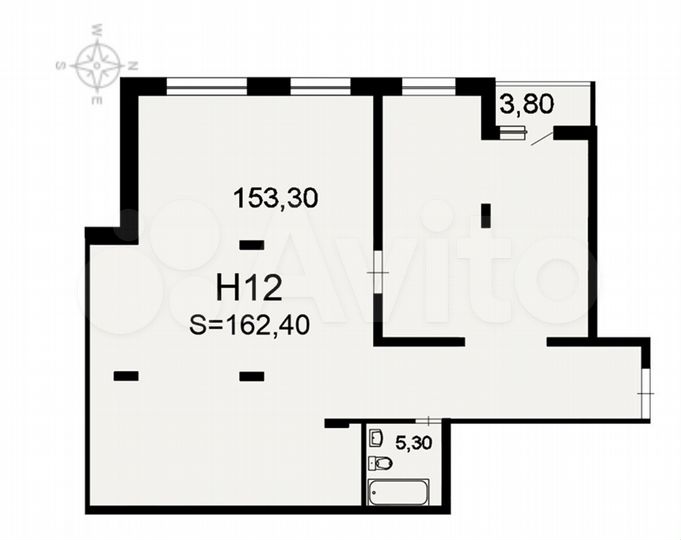 Продам помещение свободного назначения, 163 м²
