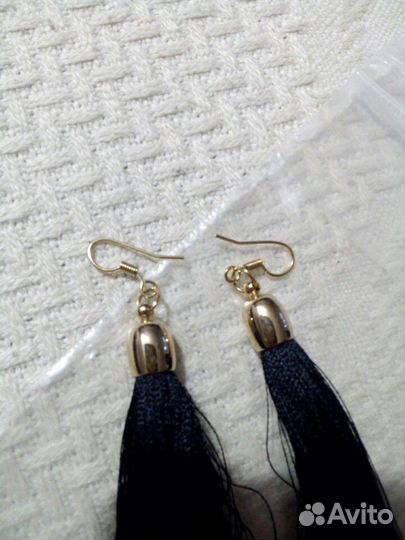 Серьги кисточки