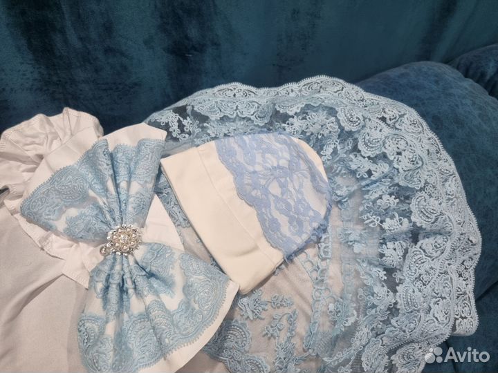 Конверт на выписку для мальчика, шапочка и костюм