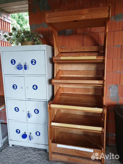 Шкафчик для одежды металлический