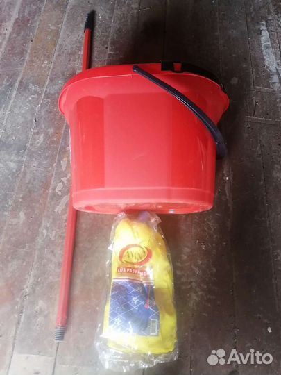 Швабра с ведром и отжимом