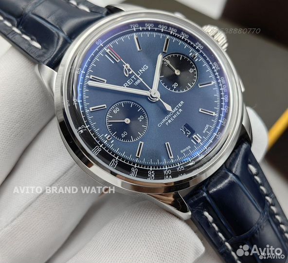 Часы Breitling Premier B01 Chronograph 42 blue dia