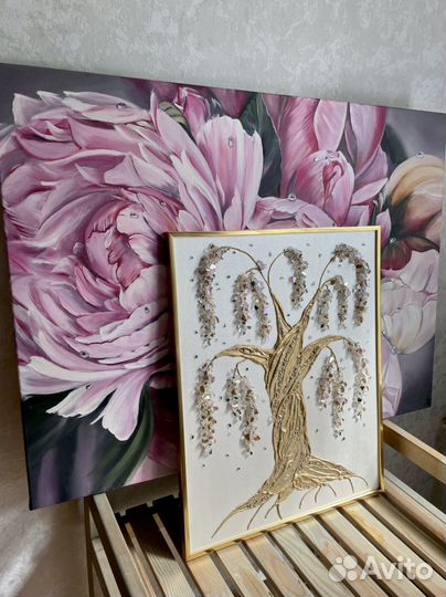 Интерьерная картина Пионы