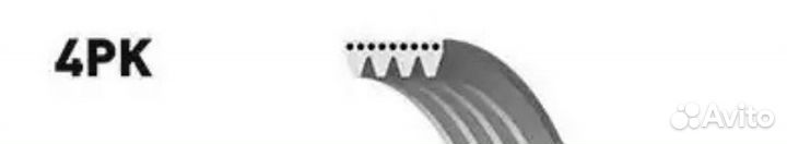 Gates 4PK1155 Ремень поликлиновый