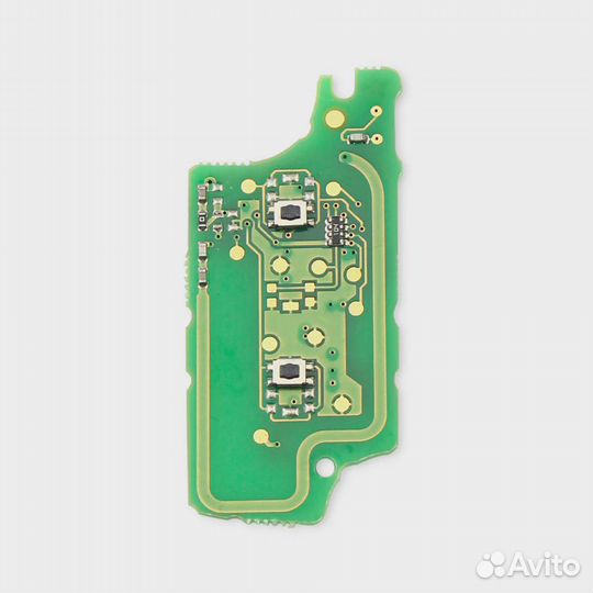 Плата 2 кнопки для ключа Citroen Peugeot с чипом