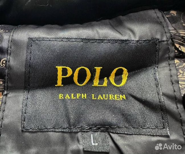 Удлиненный пуховик Ralph Lauren,люксовое качество