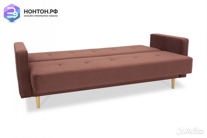 Диван книжка Фиеста Лайт бордовый