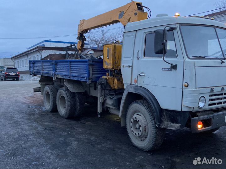 Услуги манипулятора 7 тонн на базе камаз 10т борт