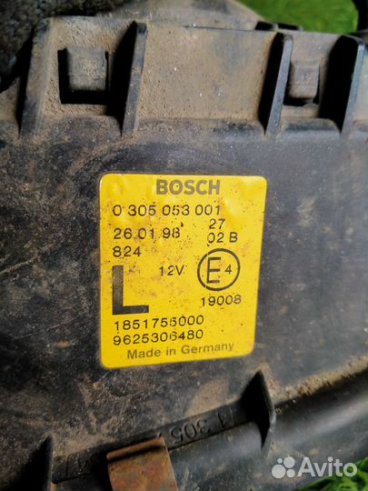 Противотуманная фара для Пежо 306 1998г