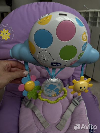 Шезлонг детский chicco balloon