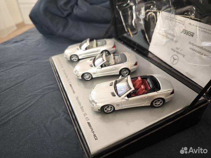 1/43 Mercedes Benz SL подарочный набор