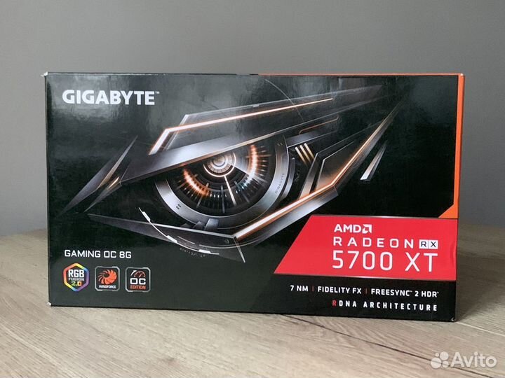 Видеокарта gigabyte AMD radeon rx 5700 xt