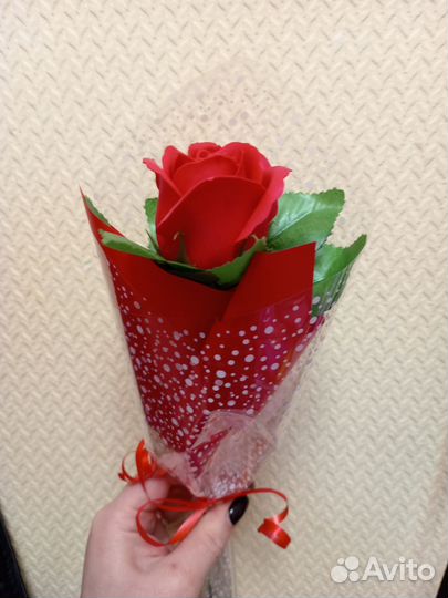 Розы из мыла