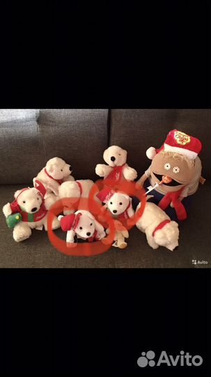 Плюшевые мишки(coca-cola),чупик