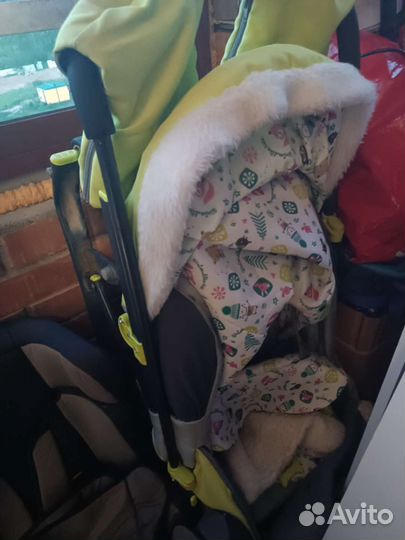 Детские санки коляска