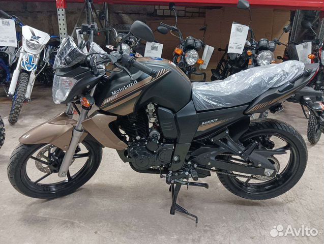 Мотоцикл Motoland bandit 250 коричневый