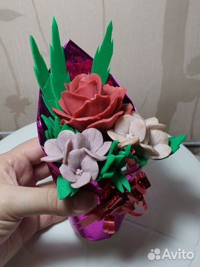 Мыльные букеты