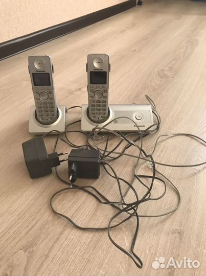 Panasonic 2 телефонные трубки