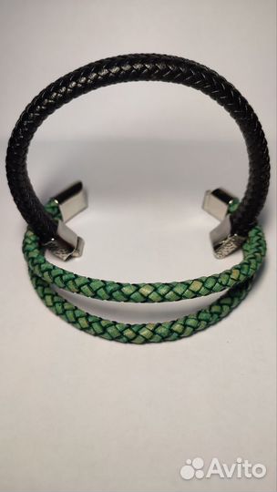 Кожаный браслет мужской