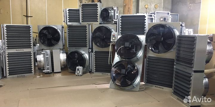 Тепловентилятор водяной 4200м3/ч до 45 кВт