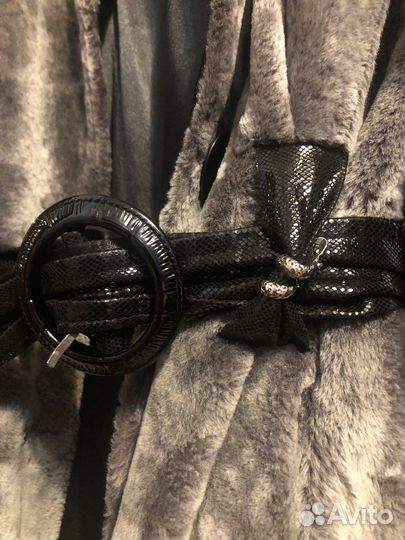 Шуба мутоновая 48 50 до колен