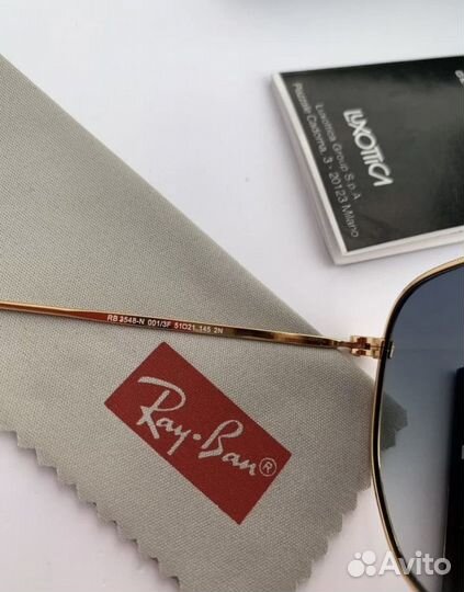 Солнезащитные очки ray ban hexagonal голубые