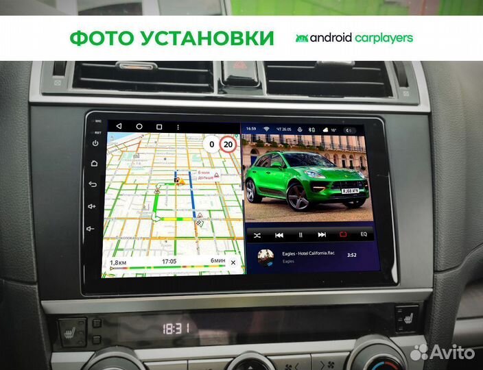 Магнитола 6.128 qled Subaru Legacy 2014-2019