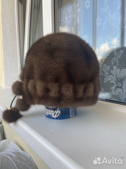 Шапка норковая женская