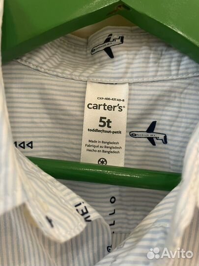 Рубашка Carter‘s размер 5T