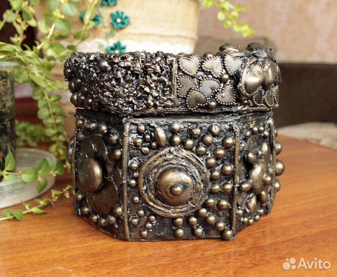 Шкатулка Африка ручная работа