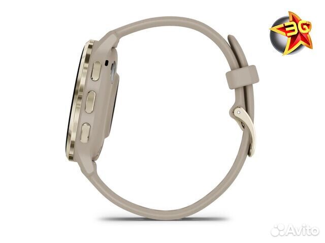 Часы Garmin Venu 3S Soft Gold French Gray