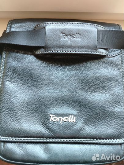 Сумка натуральная кожа Италия. Tonelli