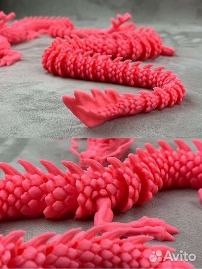 Дракон Подвижный, шарнирный, 45 см