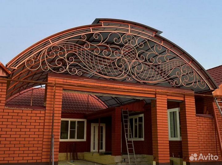 Кованые навесы под заказ