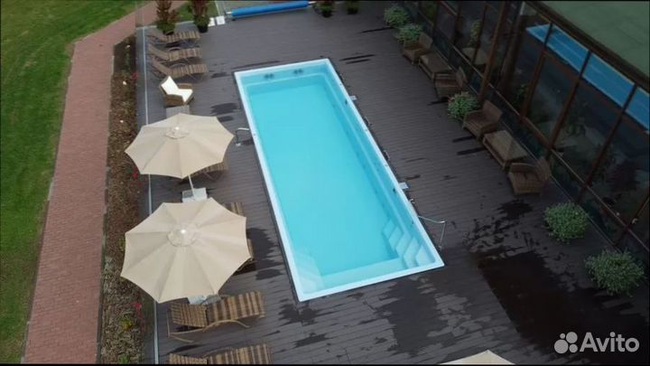 Композитный бассейн Ривьера 1000 premium