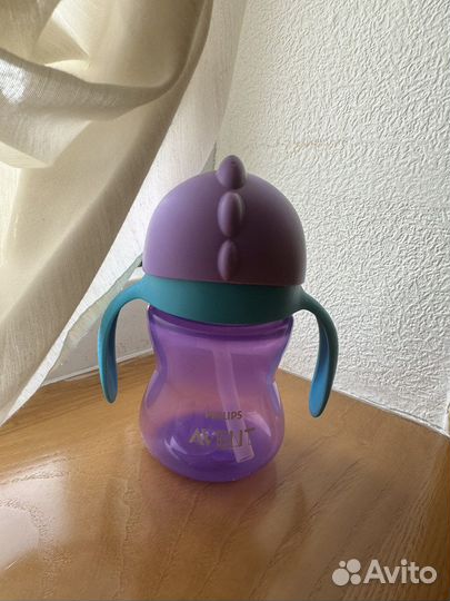 Поильник с трубочкой avent