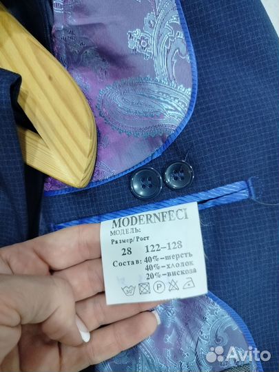 Брючный костюм на мальчика 122-128