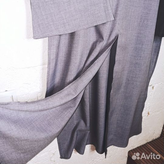 Роскошное платье туника сер/голуб 56-60