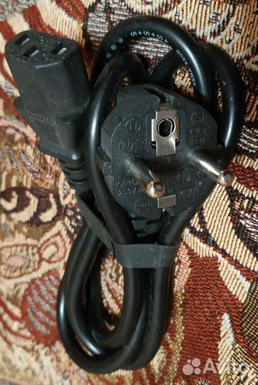 Сетевой Кабель питания для компьютера 220 вольт