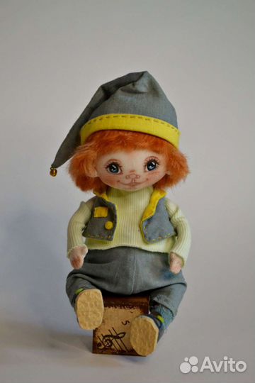 Текстильная интерьерная кукла