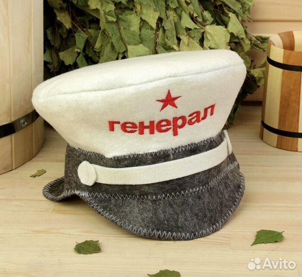 Шапка для бани и сауны. Банная шапка