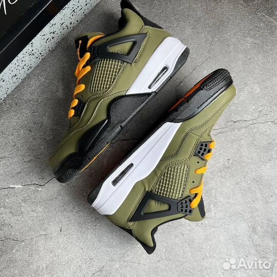 Кроссовки Air Jordan 4 Retro Olive (41-45)