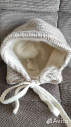 Детская зимняя шапка 100 шерсть