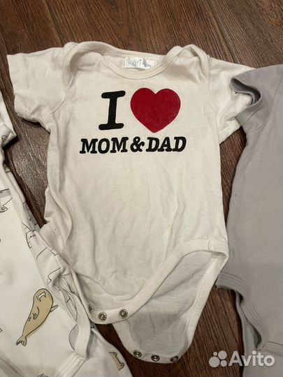 Детские боди 62-68